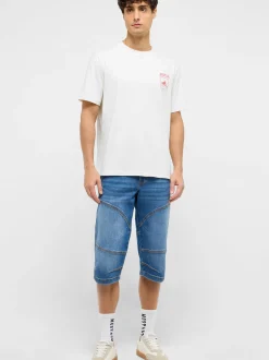 Mustang Herren 3/4-Jeans in dark stone denim