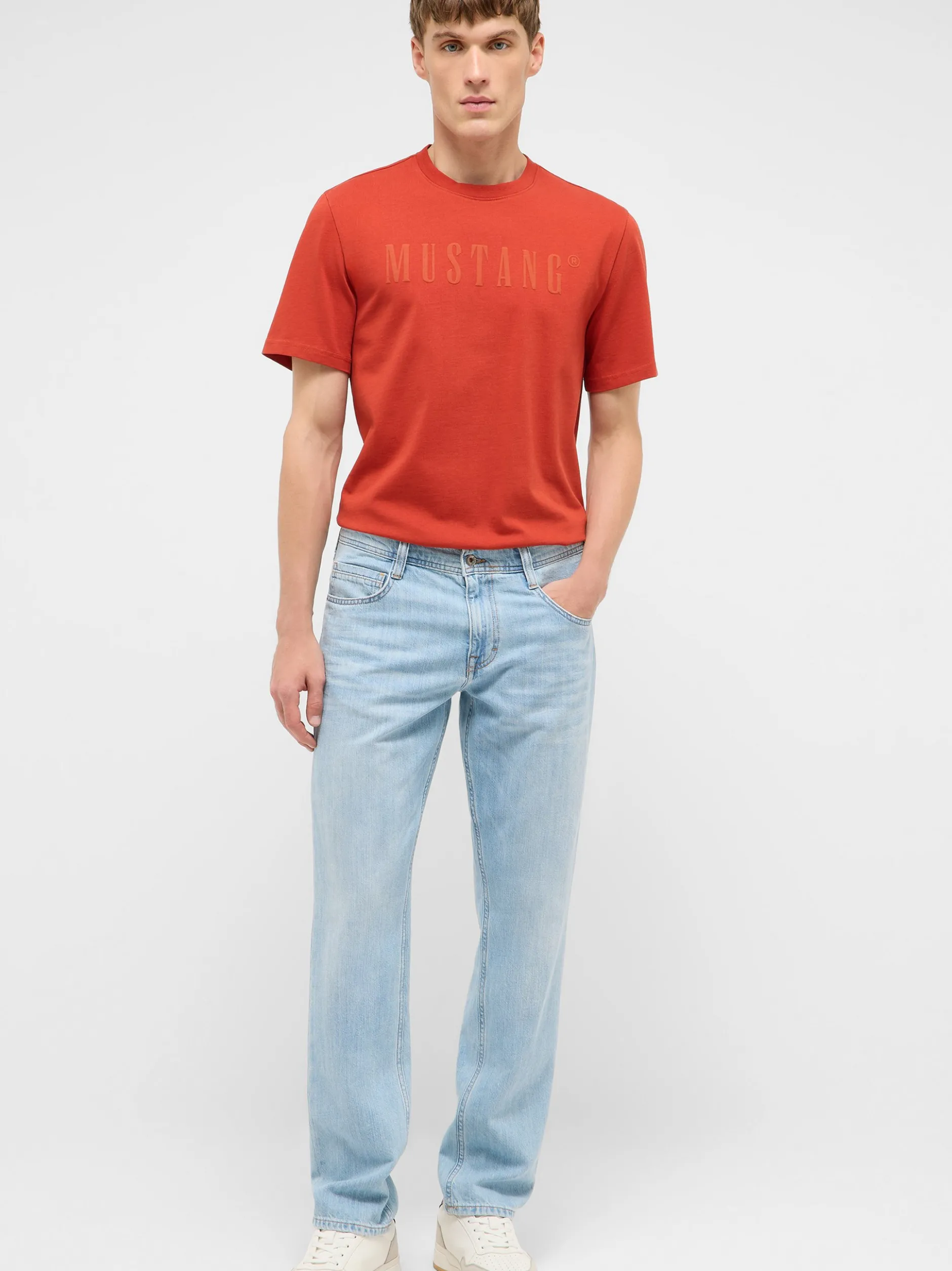 Mustang Herren Jeans in light stone