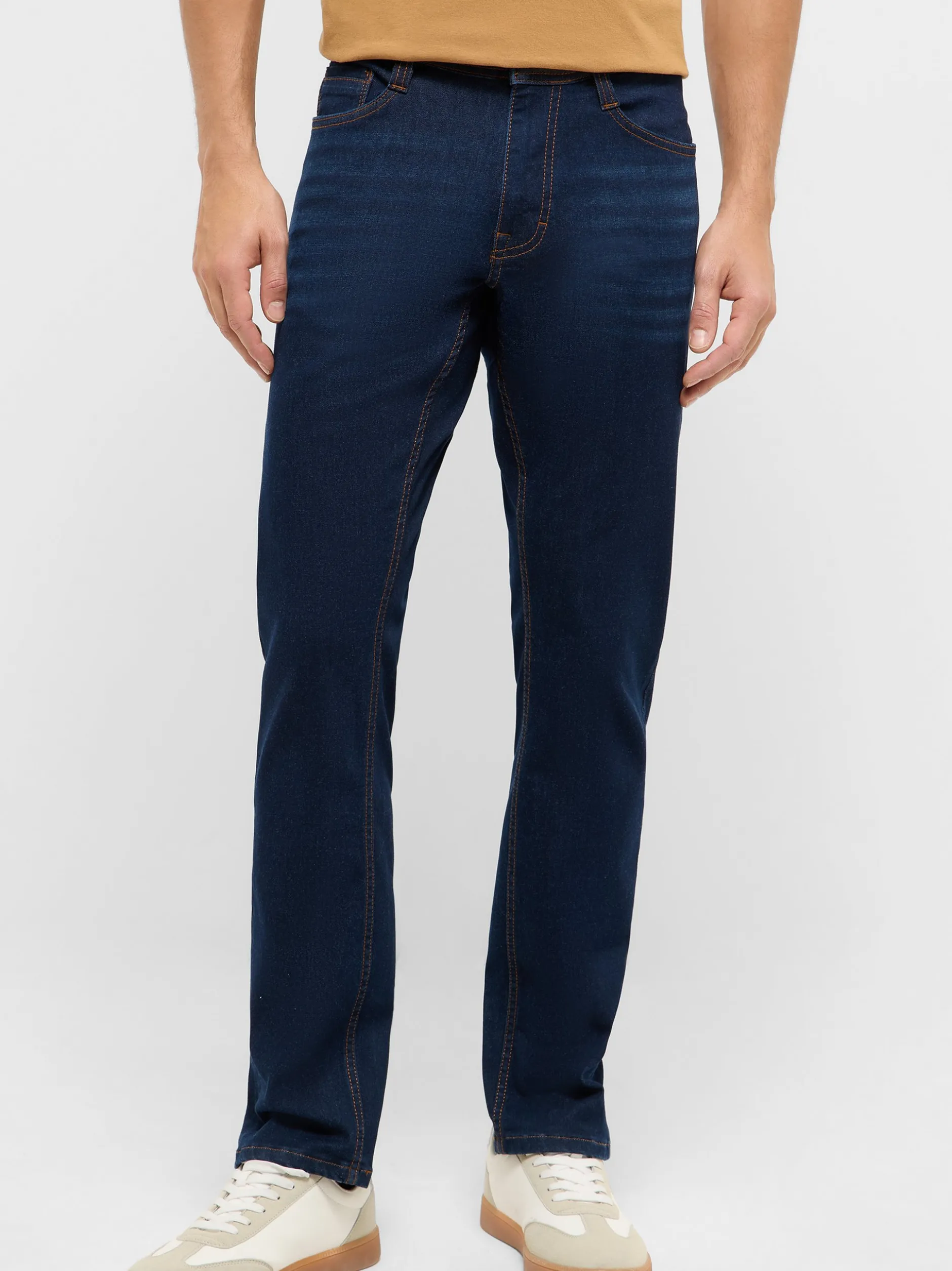 Mustang Herren Jeans in rinsed blau
