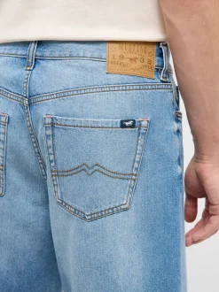 Mustang Herren Jeansshorts in blue stone