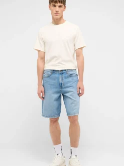 Mustang Herren Jeansshorts in blue stone