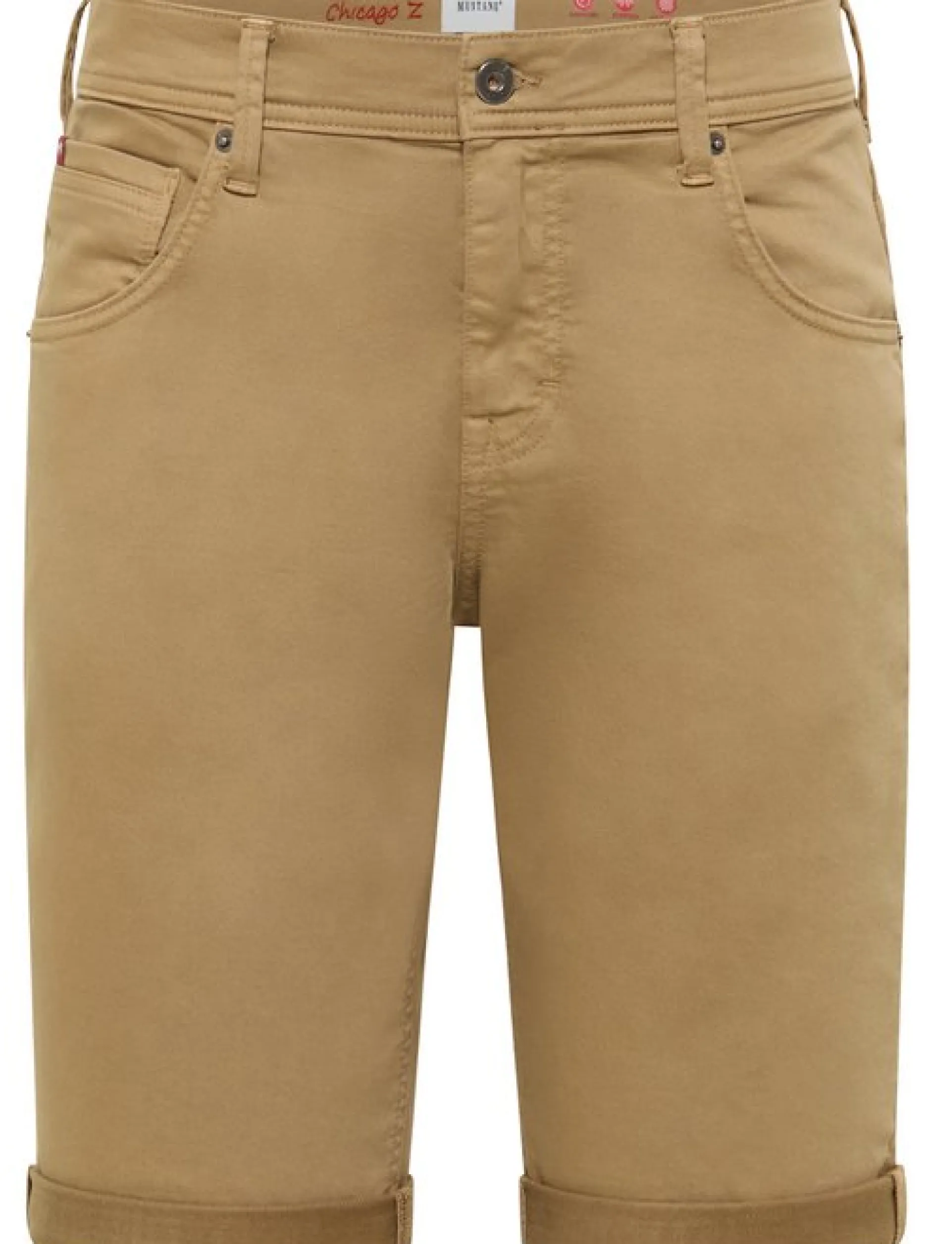 Mustang Herren Jeansshorts in camel