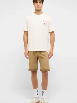 Mustang Herren Jeansshorts in camel