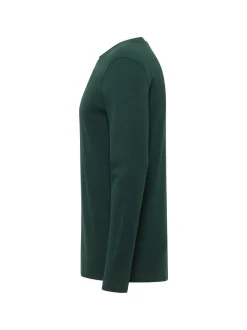 Mustang Herren Langarmshirt in grün - Ärmel: langarm