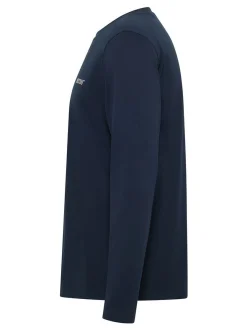 Mustang Herren Langarmshirt in blau - Ärmel: langarm