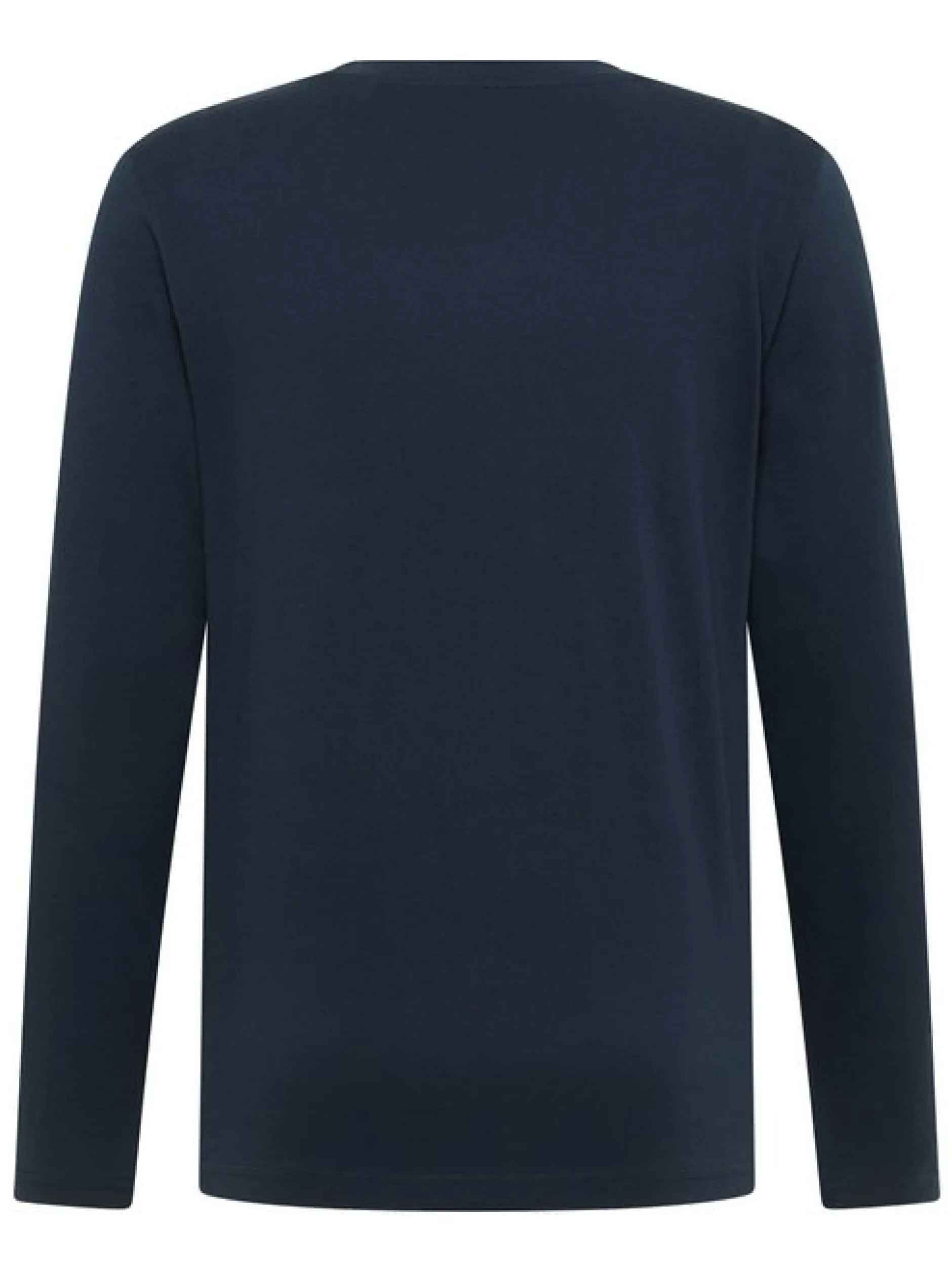 Mustang Herren Langarmshirt in blau - Ärmel: langarm