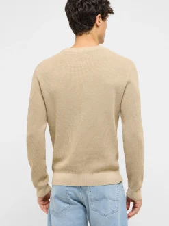 Mustang Herren Strickpullover in beige