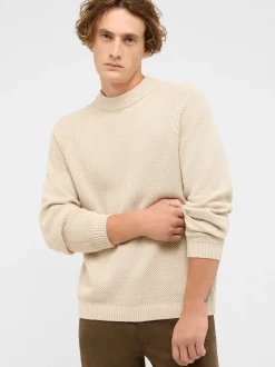 Mustang Herren Strickpullover in beige