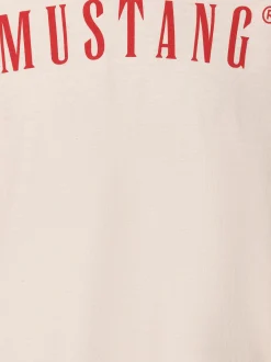 Mustang Herren T-Shirt - Austin in ecru - Ärmel: kurzarm