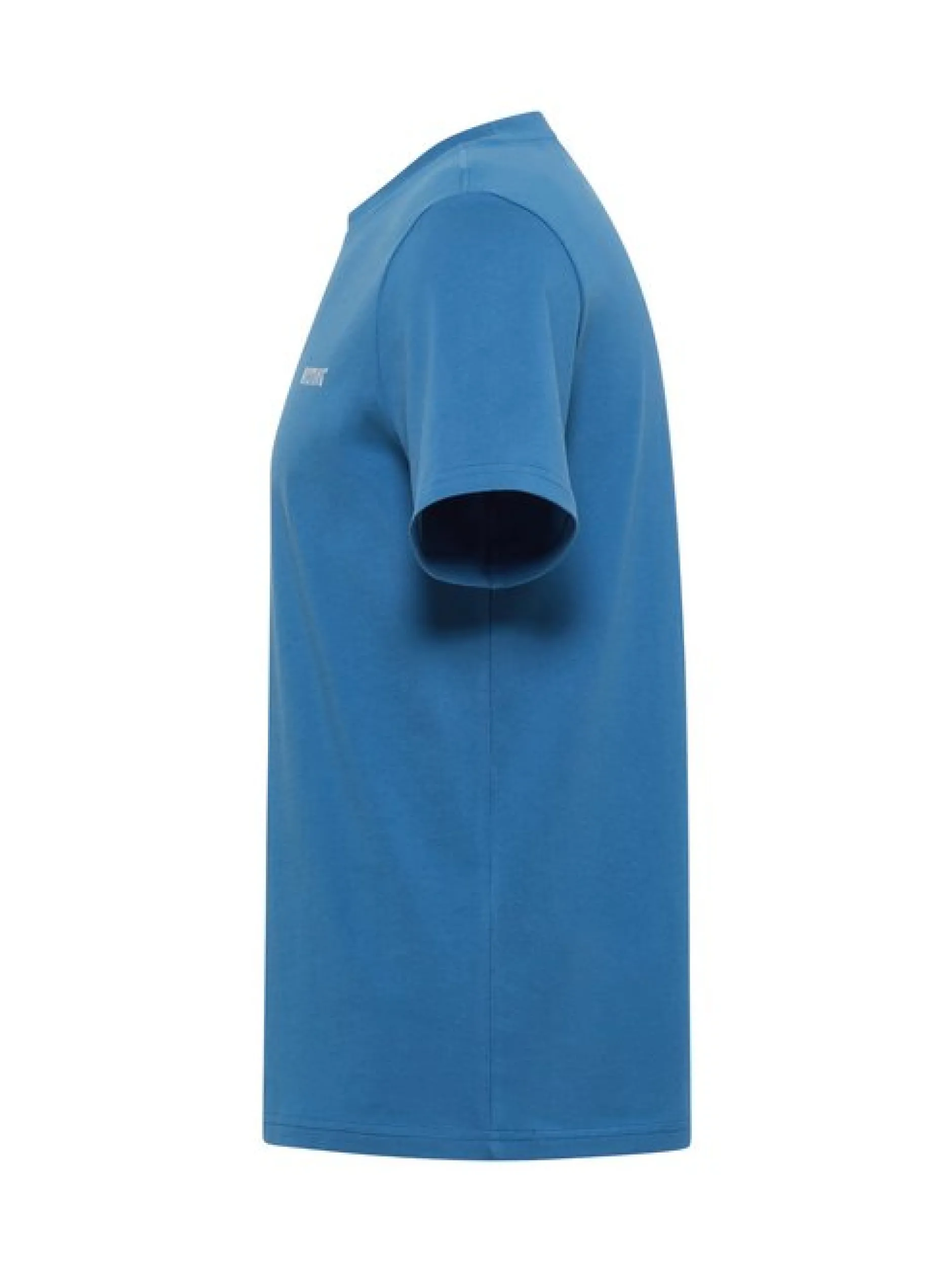 Mustang Herren T-Shirt in blau - Ausschnitt: Rundhals