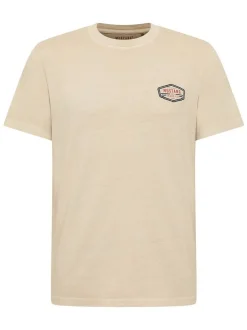 Mustang Herren T-Shirt in braun - Ausschnitt: Rundhals