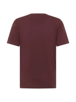 Mustang Herren T-Shirt in braun - Ausschnitt: Rundhals