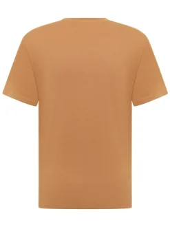 Mustang Herren T-Shirt in braun - Ausschnitt: Rundhals