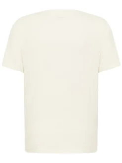 Mustang Herren T-Shirt in ecru - Ausschnitt: Rundhals