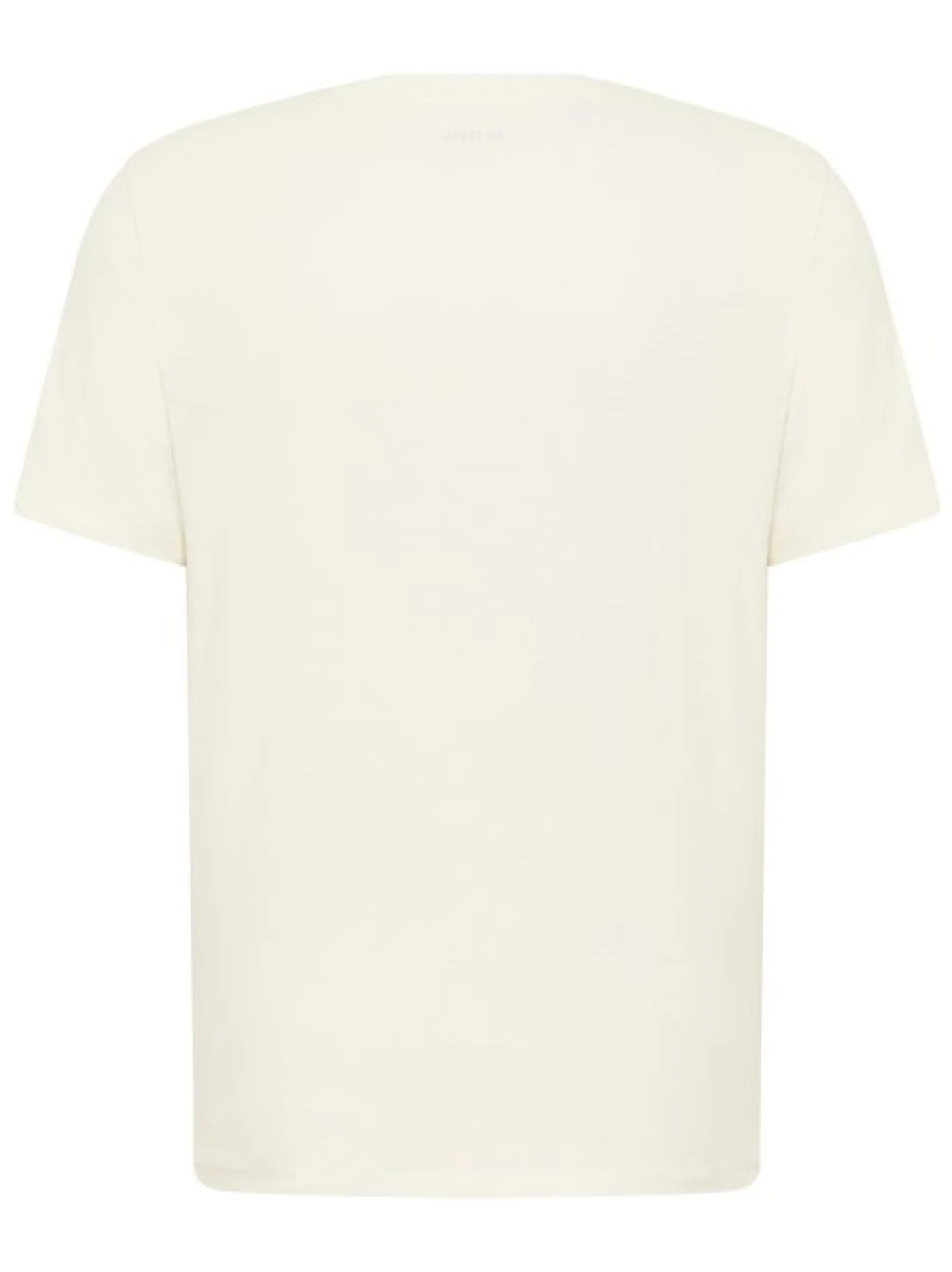 Mustang Herren T-Shirt in ecru - Ausschnitt: Rundhals
