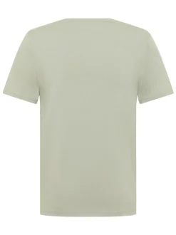 Mustang Herren T-Shirt in grün - Ausschnitt: Rundhals