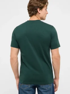 Mustang Herren T-Shirt in grün - Ausschnitt: Rundhals