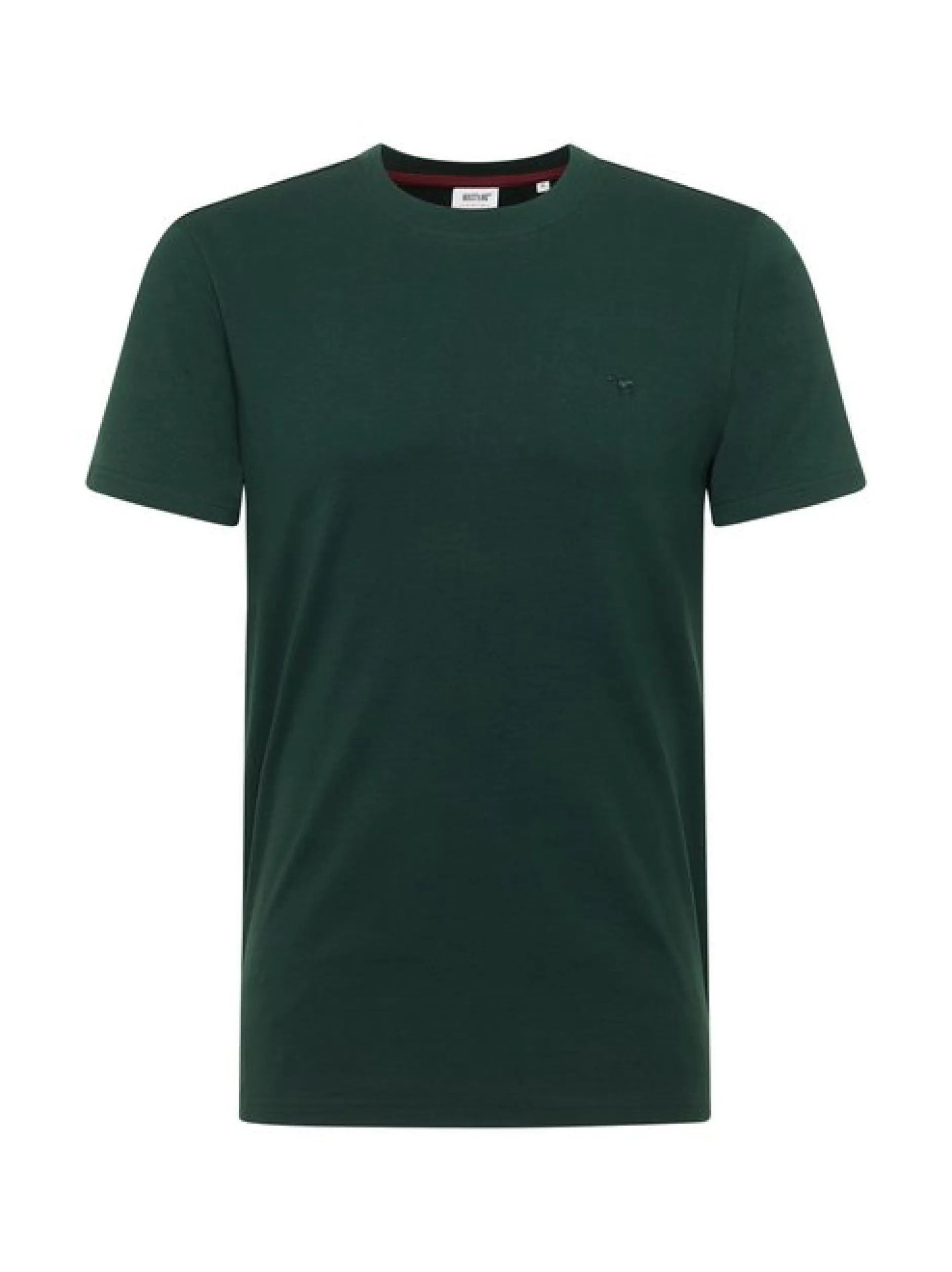 Mustang Herren T-Shirt in grün - Ausschnitt: Rundhals