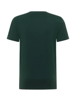 Mustang Herren T-Shirt in grün - Ausschnitt: Rundhals