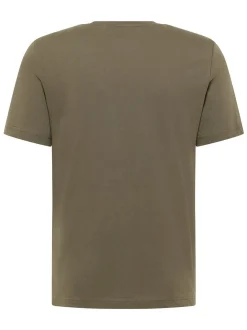Mustang Herren T-Shirt in grün - Ausschnitt: Rundhals