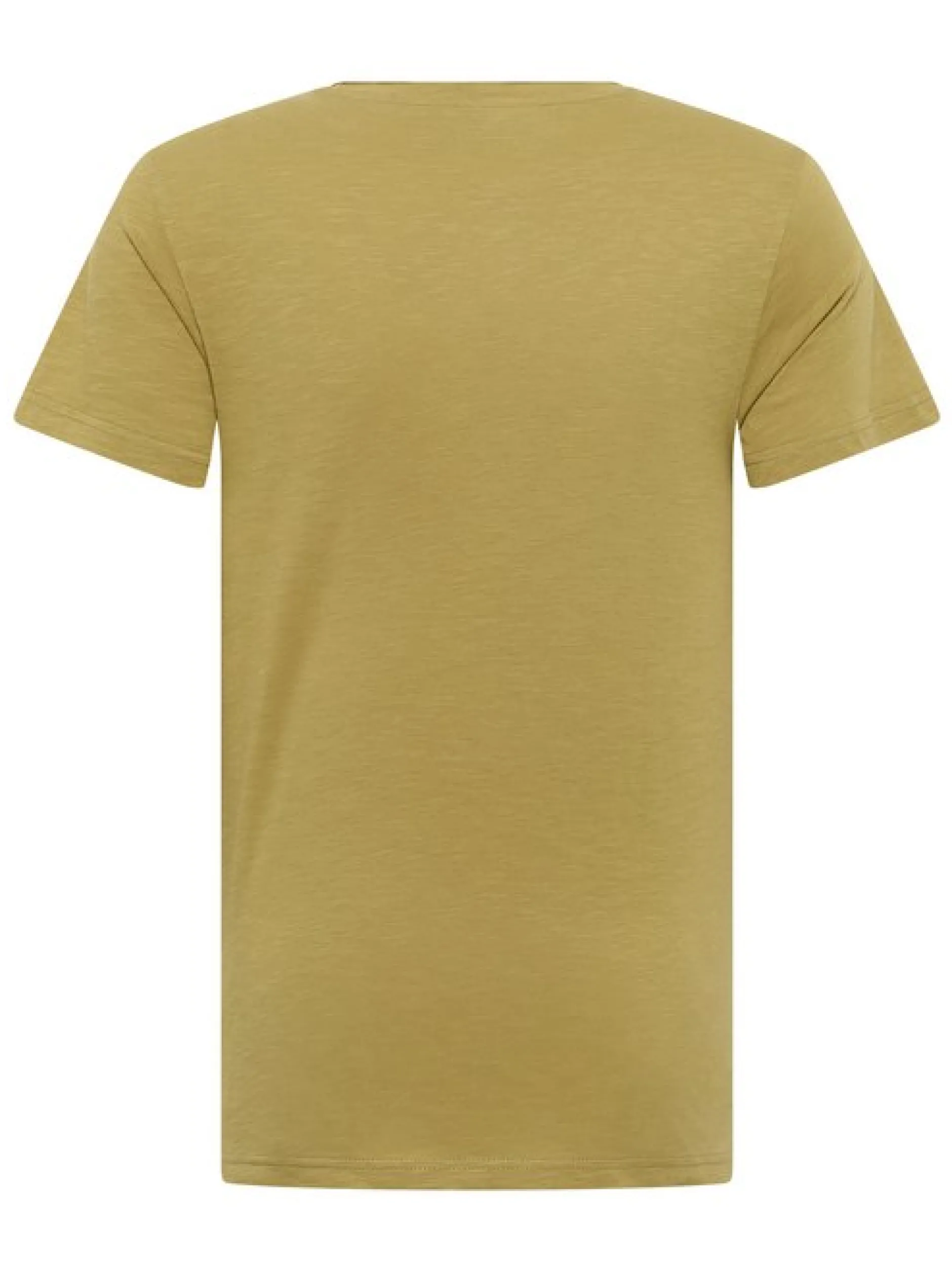 Mustang Herren T-Shirt in grün - Ärmel: Halbarm