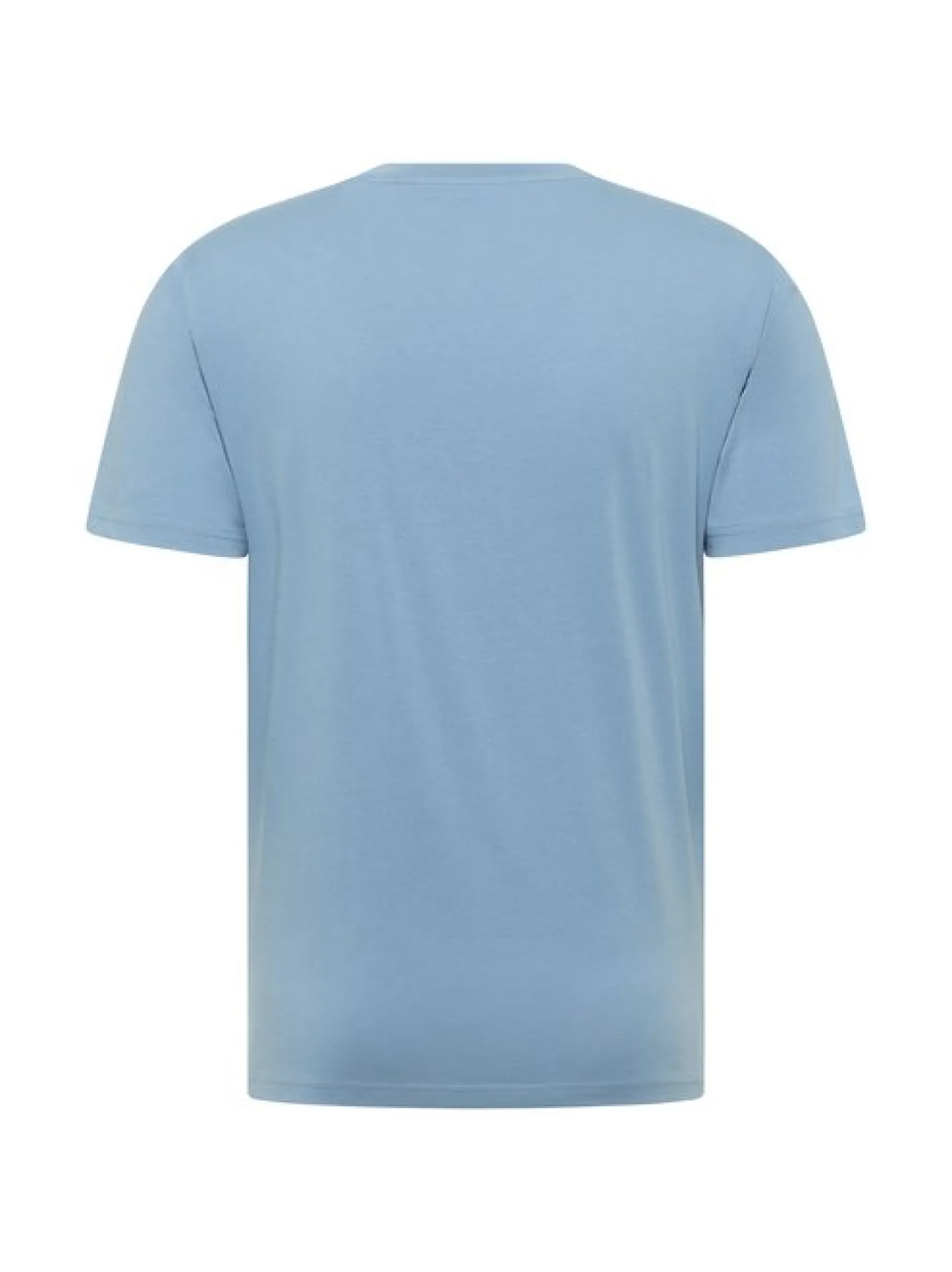 Mustang Herren T-Shirt in hellblau - Ärmel: Halbarm