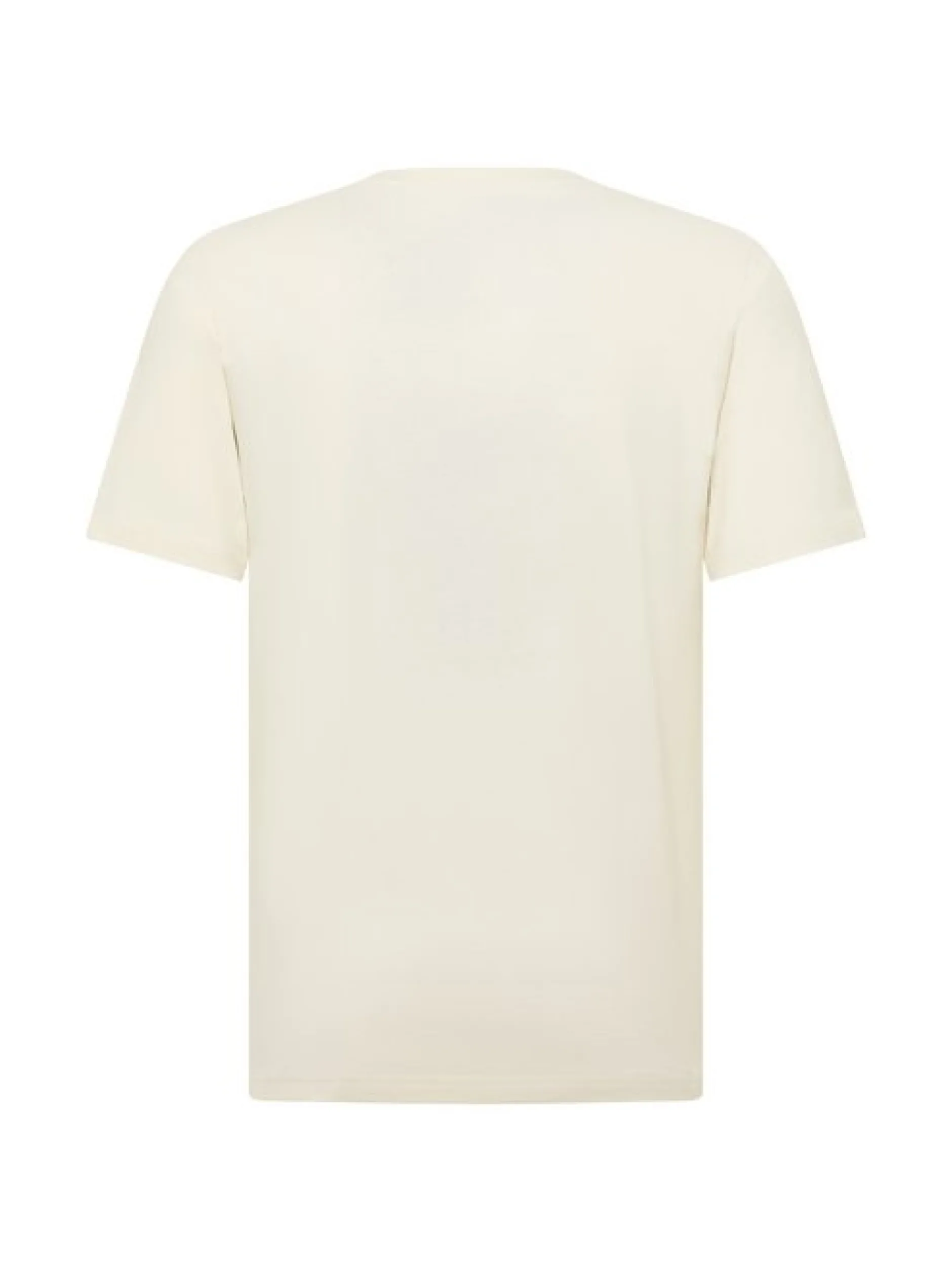 Mustang Herren T-Shirt in weiß - Ausschnitt: Rundhals