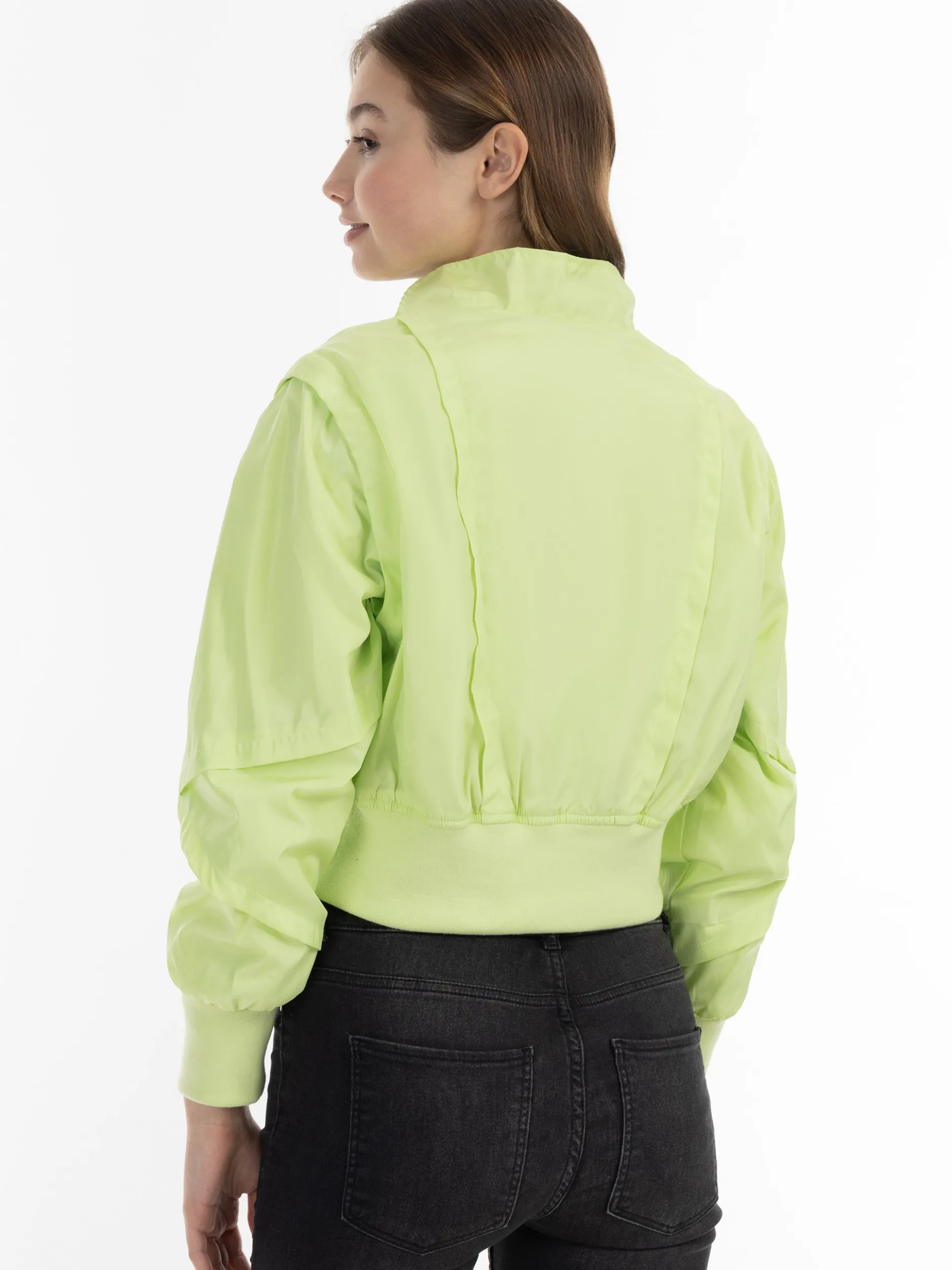 MyMo Damen Blousonjacke in limone