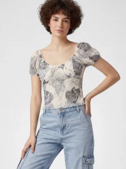 MyMo Damen Bluse in grau