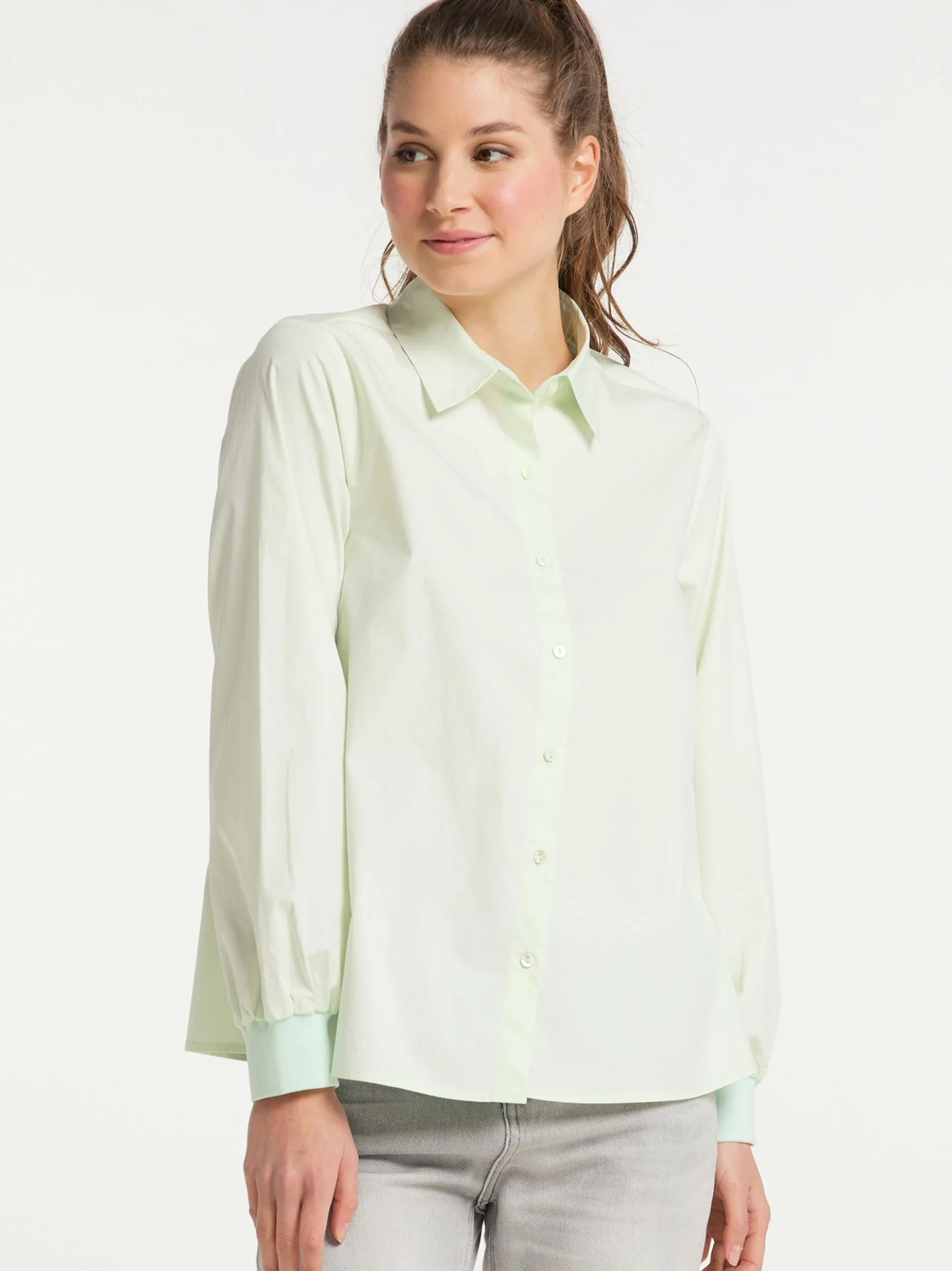 MyMo Damen Bluse in mint