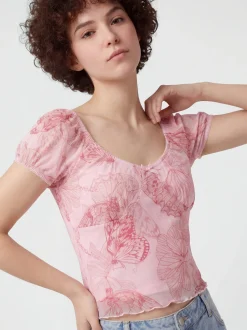 MyMo Damen Bluse in pink