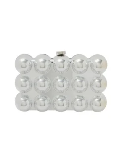 MyMo Damen Clutch in silber