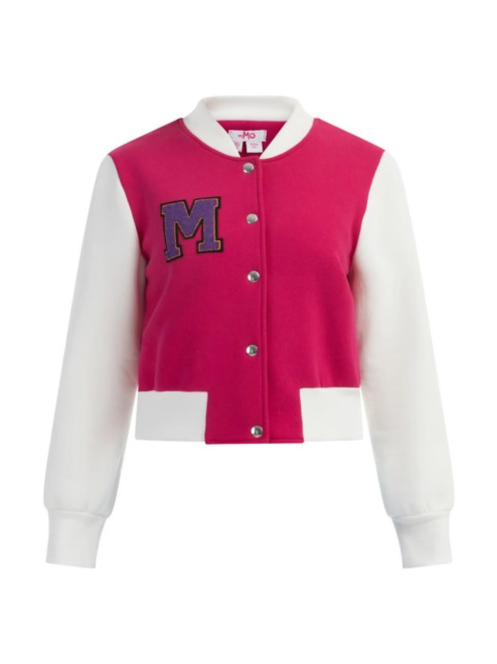 MyMo Damen Collegejacke in pink