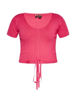 MyMo Damen Crop-Top in pink