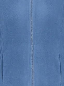 MyMo Damen Fleecejacke in blau