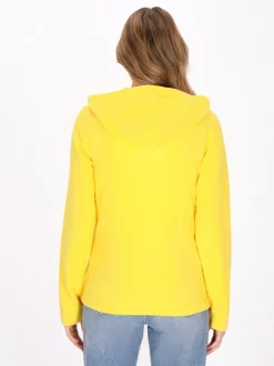 MyMo Damen Fleecejacke in gelb