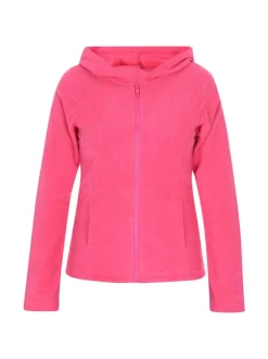 MyMo Damen Fleecejacke in pink