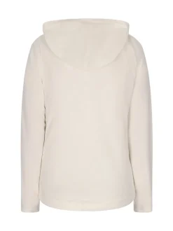 MyMo Damen Fleecejacke in weiß