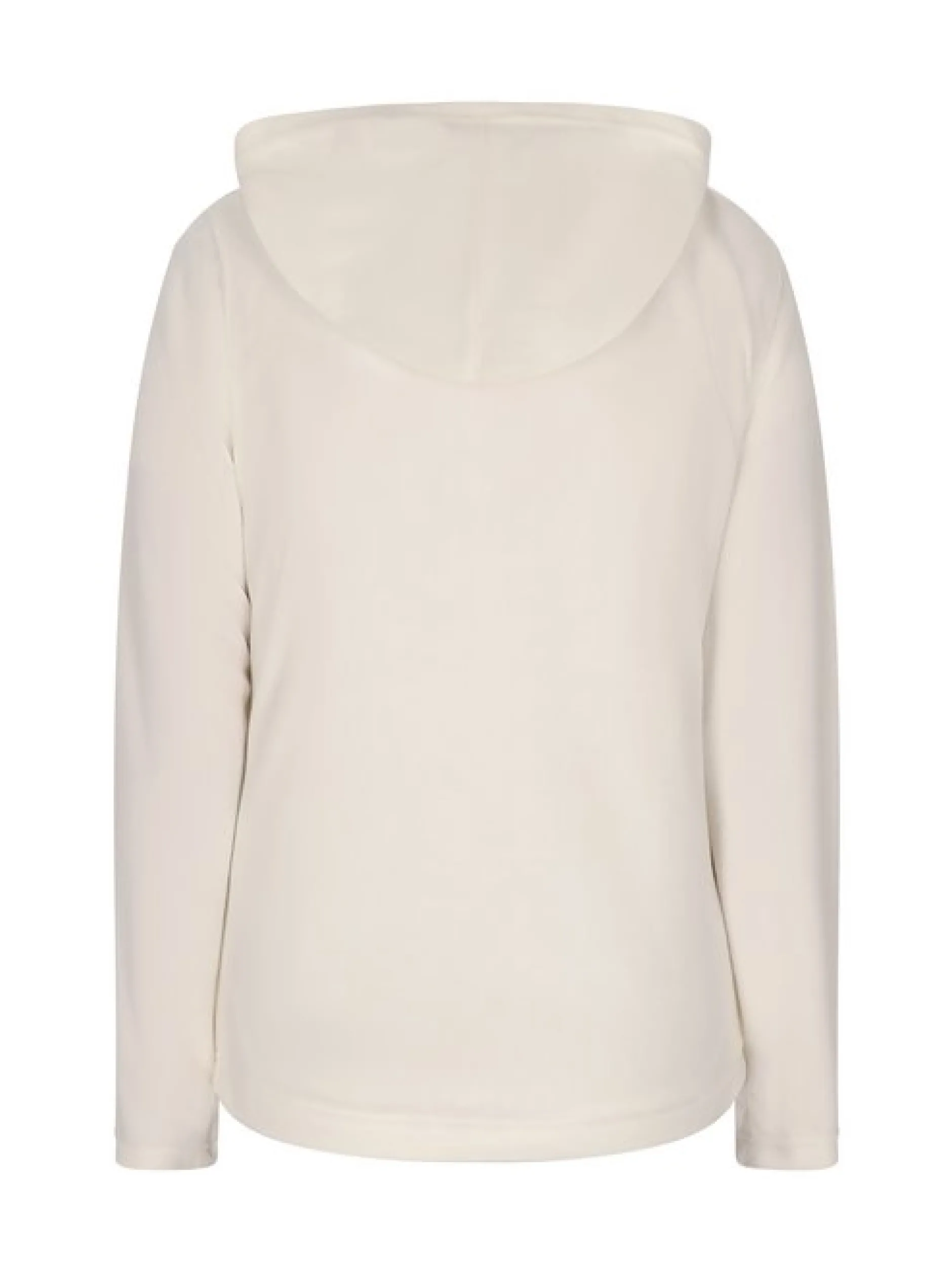 MyMo Damen Fleecejacke in weiß