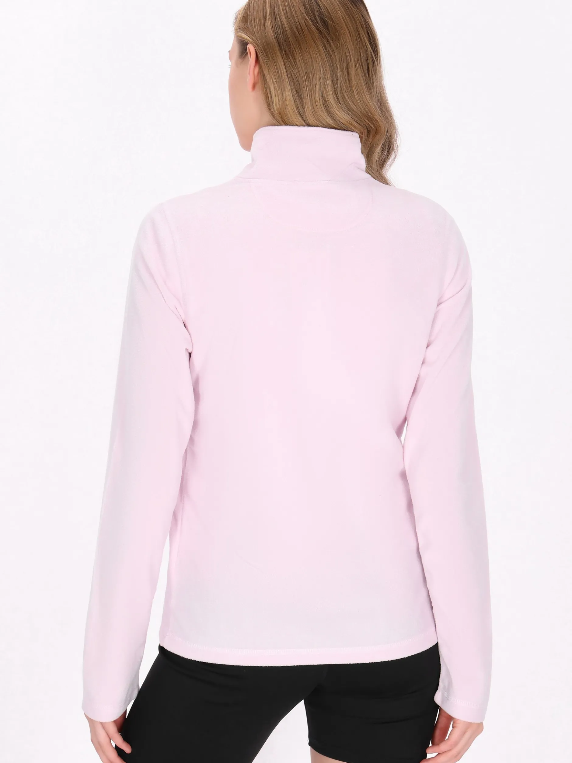 MyMo Damen Fleecepullover in flieder
