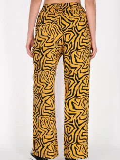 MyMo Damen Hose in gelb