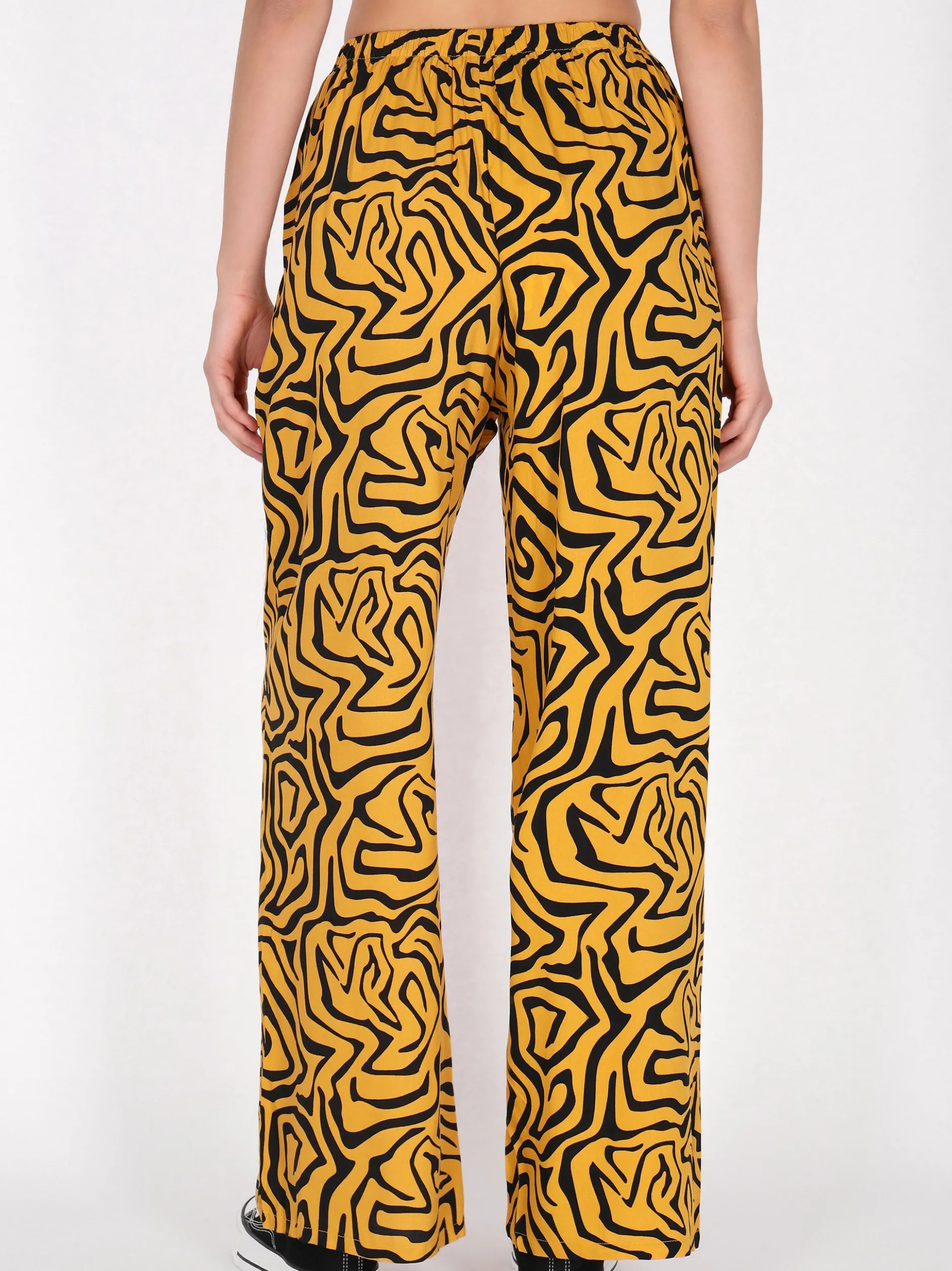 MyMo Damen Hose in gelb