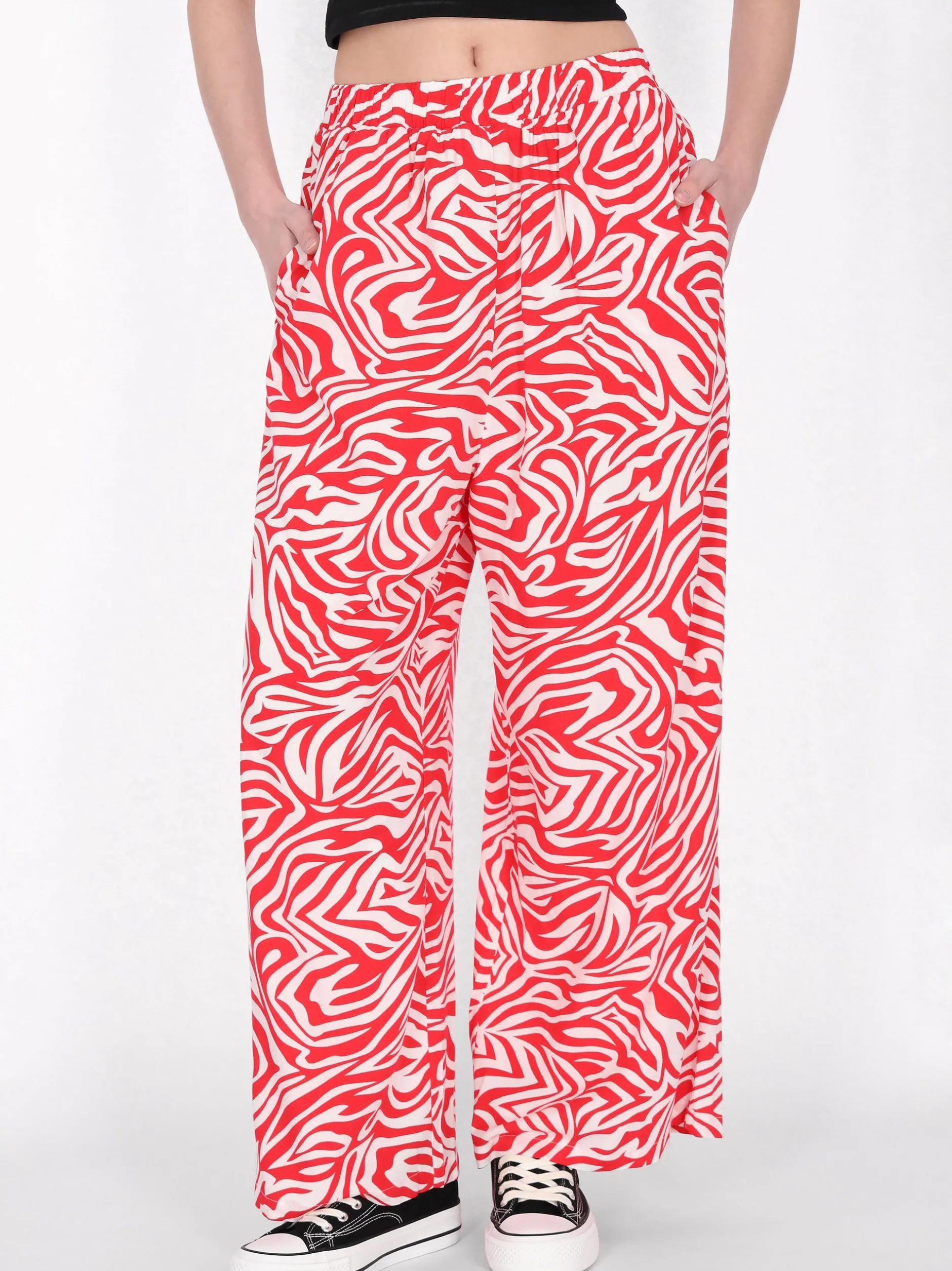 MyMo Damen Hose in weiß