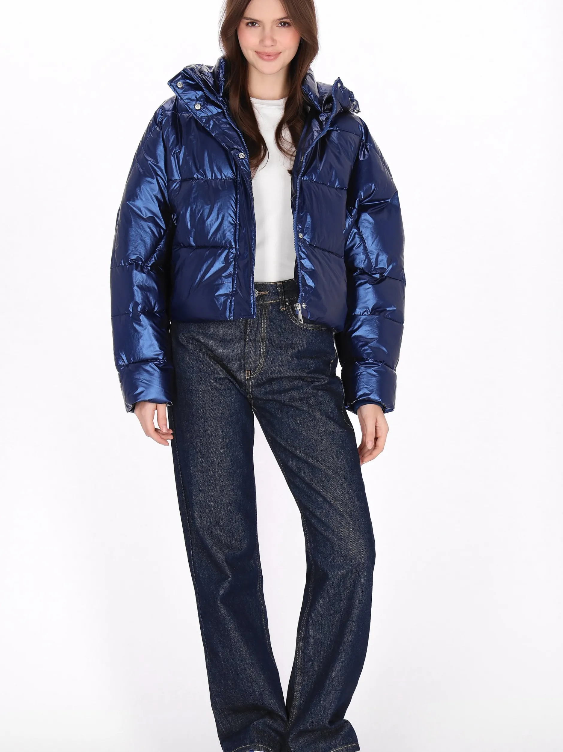 MyMo Damen Jacke in blau