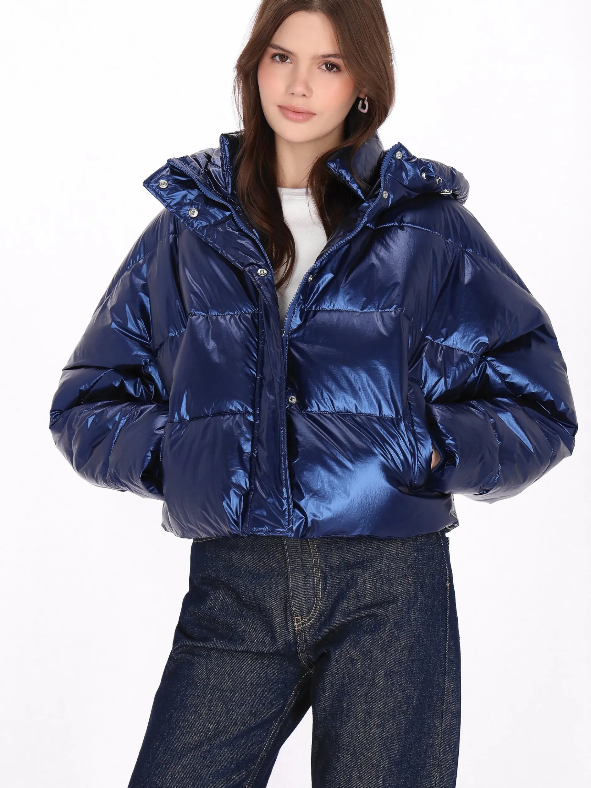 MyMo Damen Jacke in blau