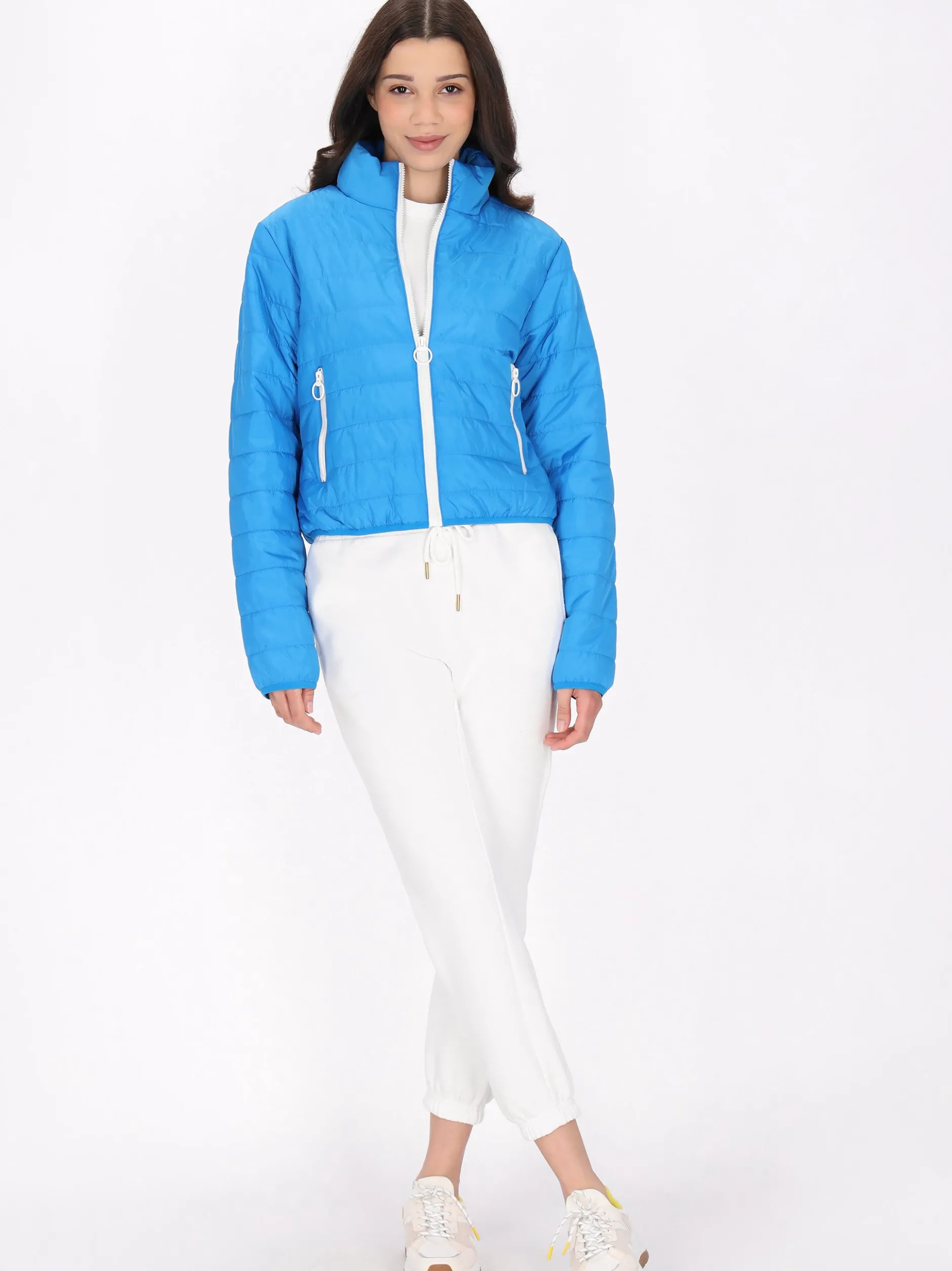MyMo Damen Jacke in blau