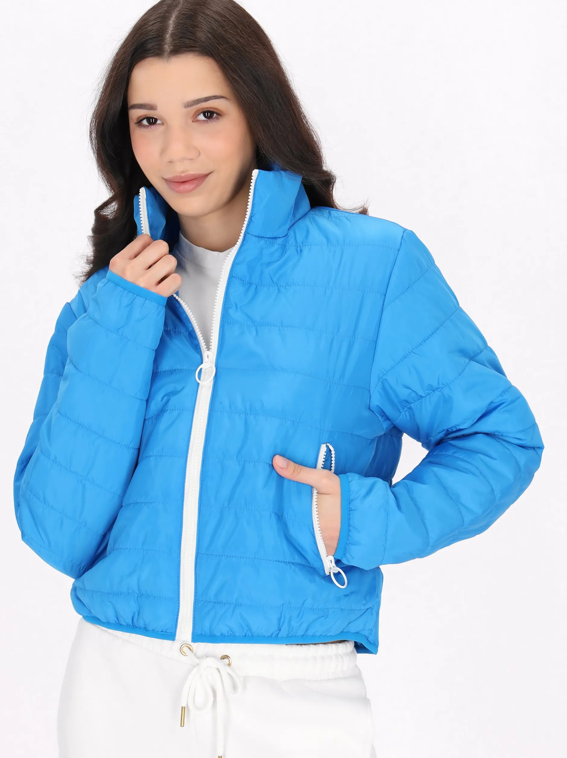 MyMo Damen Jacke in blau