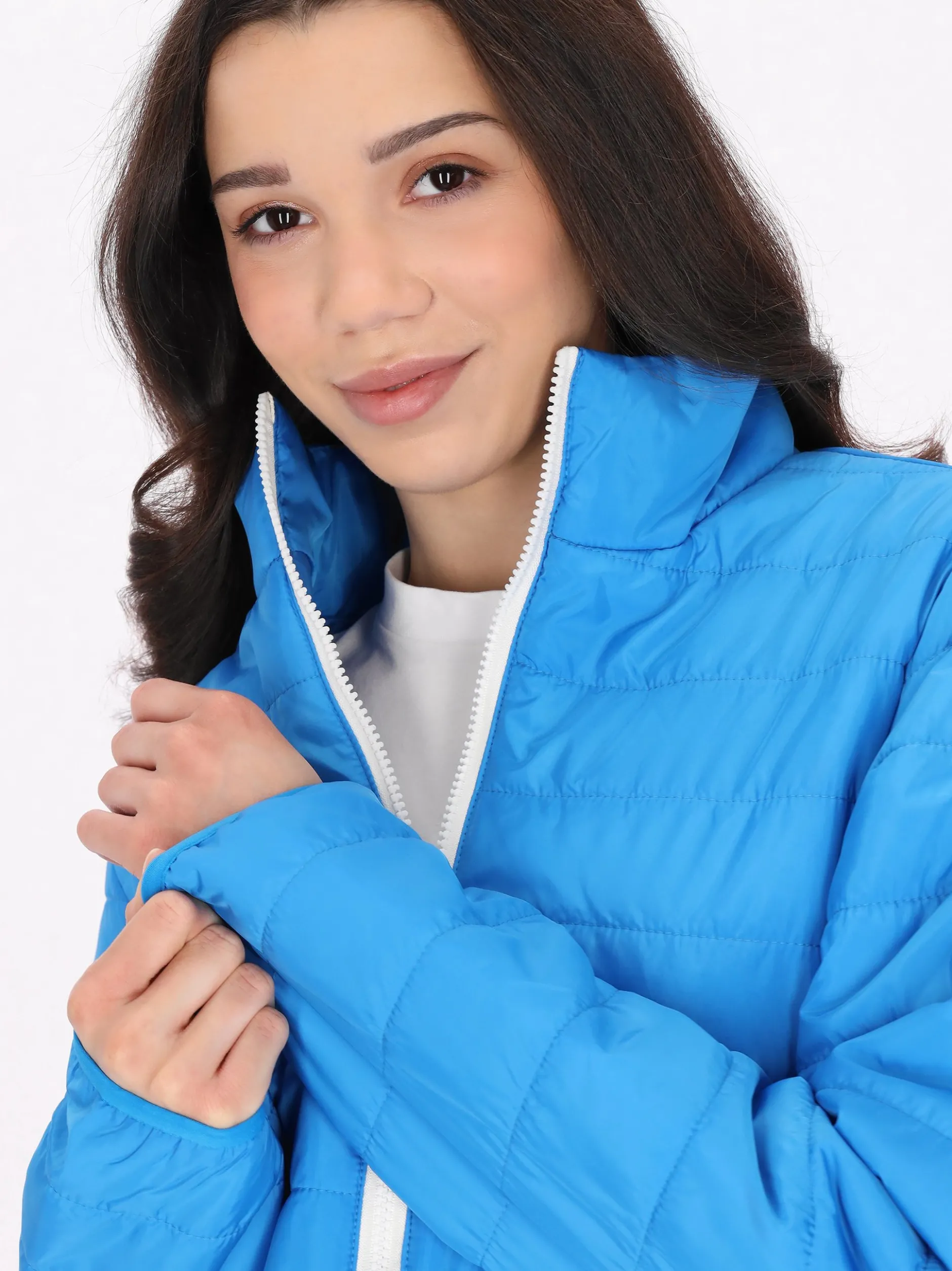 MyMo Damen Jacke in blau