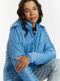 MyMo Damen Jacke in blau