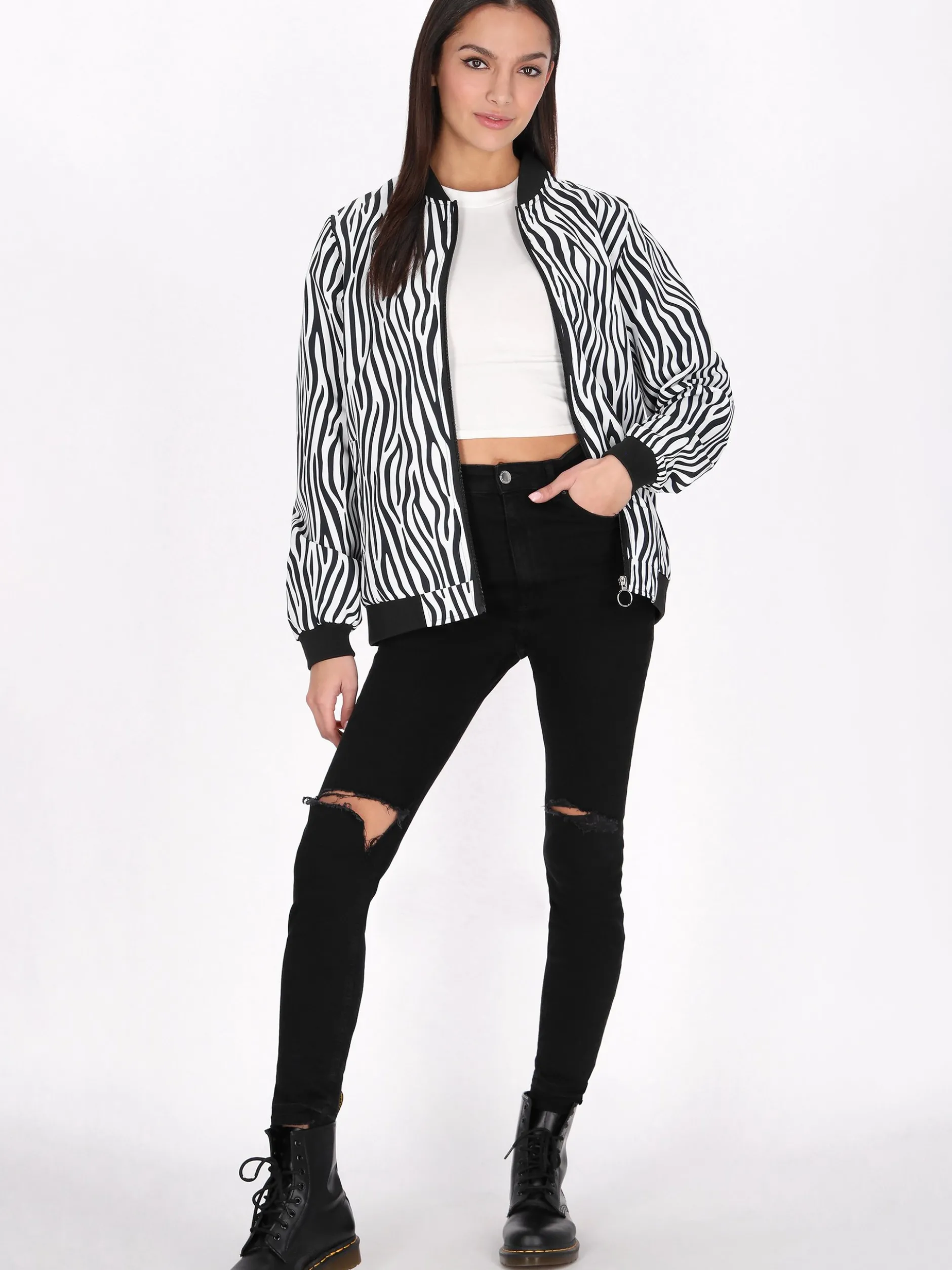 MyMo Damen Jacke in braun